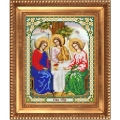 Рисунок на ткани бисером БЛАГОВЕСТ "Святая Троица" 